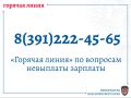 Прокуратура края организовала «горячую линию» по вопросам невыплаты заработной платы