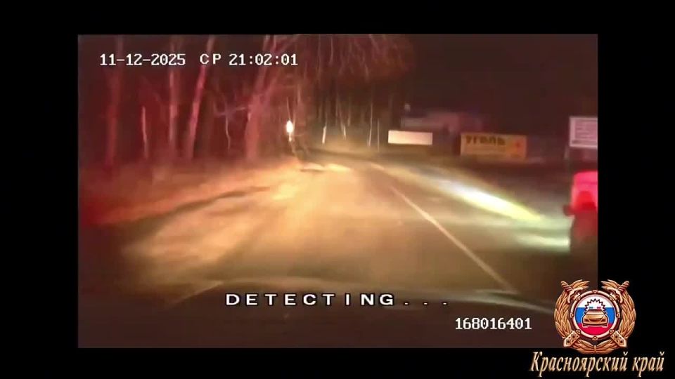 В Красноярском крае полиция применила табельное оружие для остановки автомобиля правонарушителя