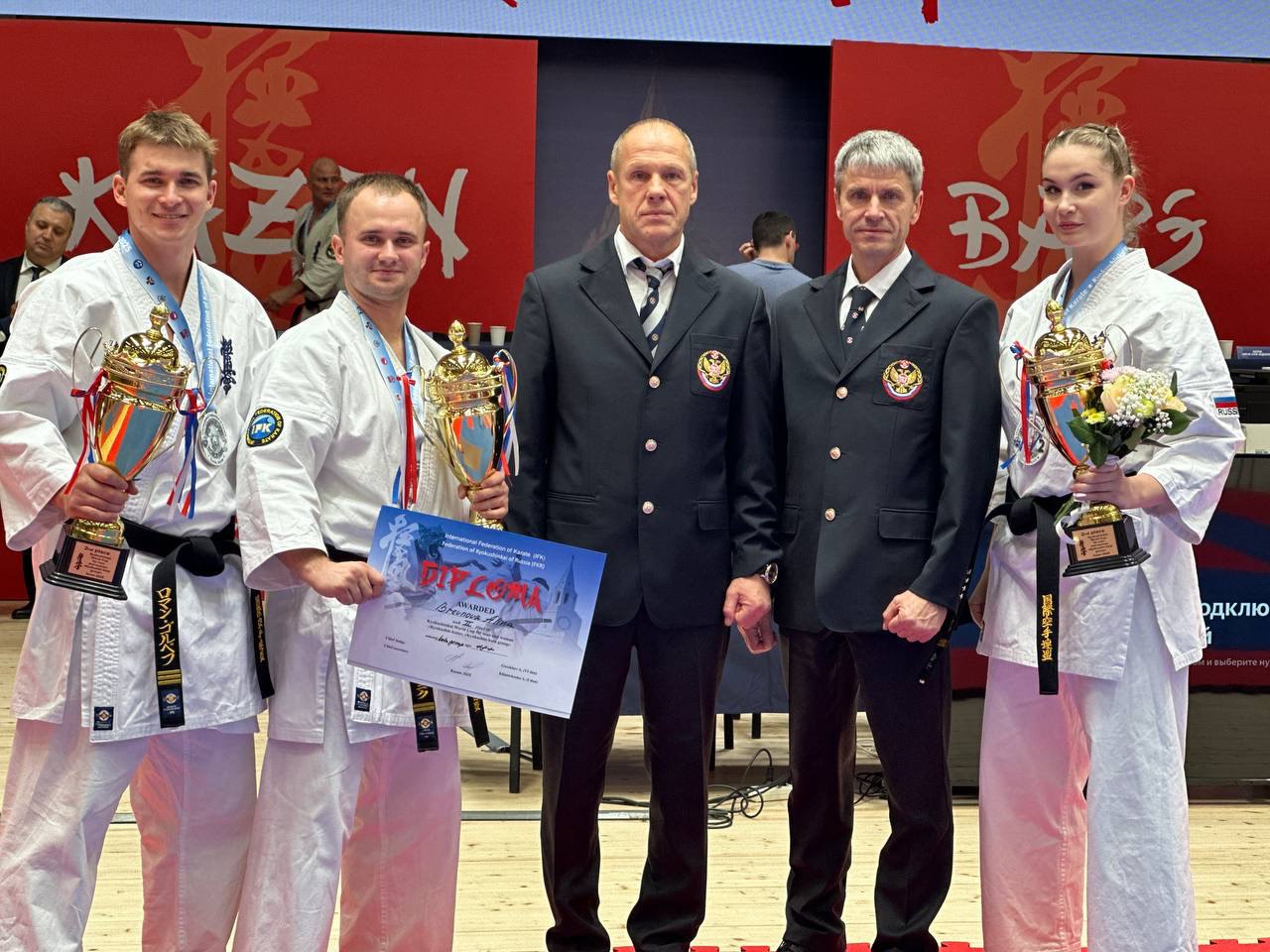 Минусинские спортсмены стали серебряными призёрами Кубка Мира по киокусинкай каратэ