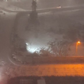 Сегодняшняя метель в Солнечном