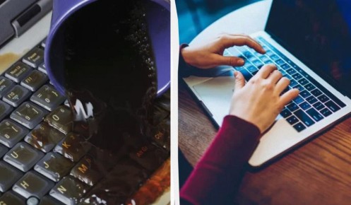 Что делать, если напиток попал на ноутбук