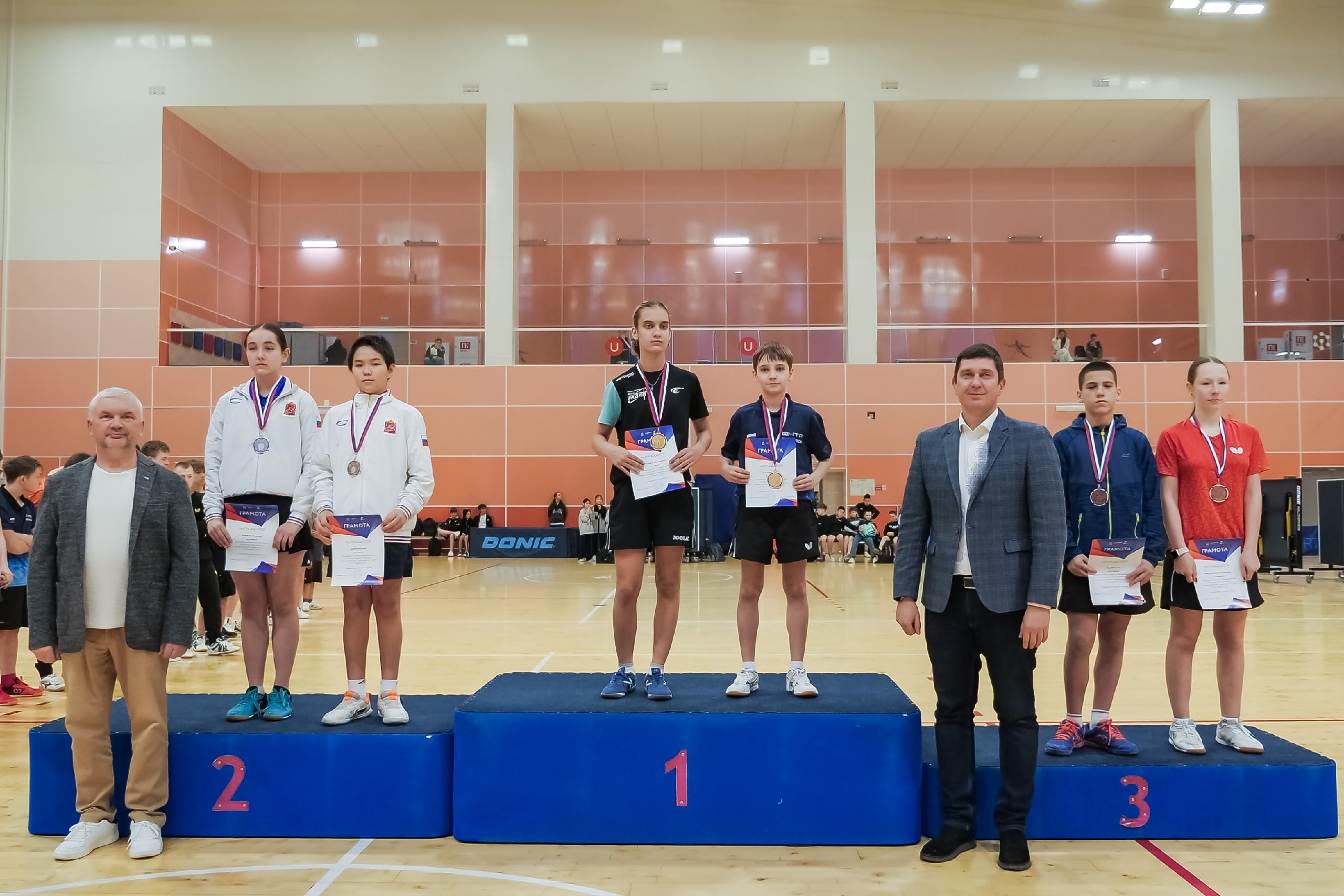 У красноярских спортсменов пять медалей всероссийских соревнований по настольному теннису У красноярских спортсменов пять медалей всероссийских соревнований по настольному теннису