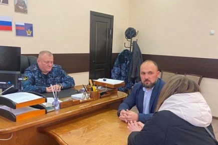 В ИК-5 состоялась рабочая встреча руководства учреждения с представителями Управления имущественным комплексом города Железногорска