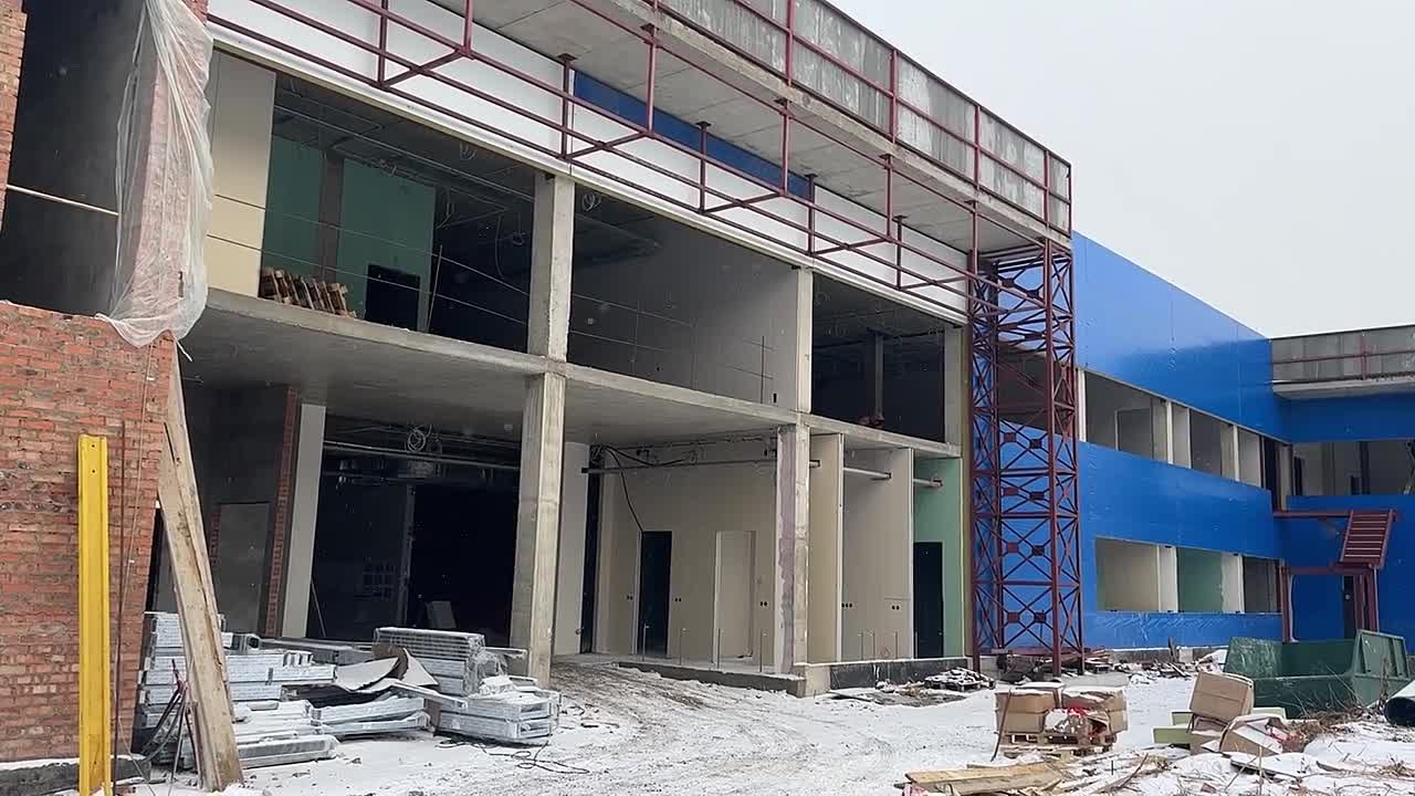 Здание будущей Академии баскетбола готово более чем наполовину