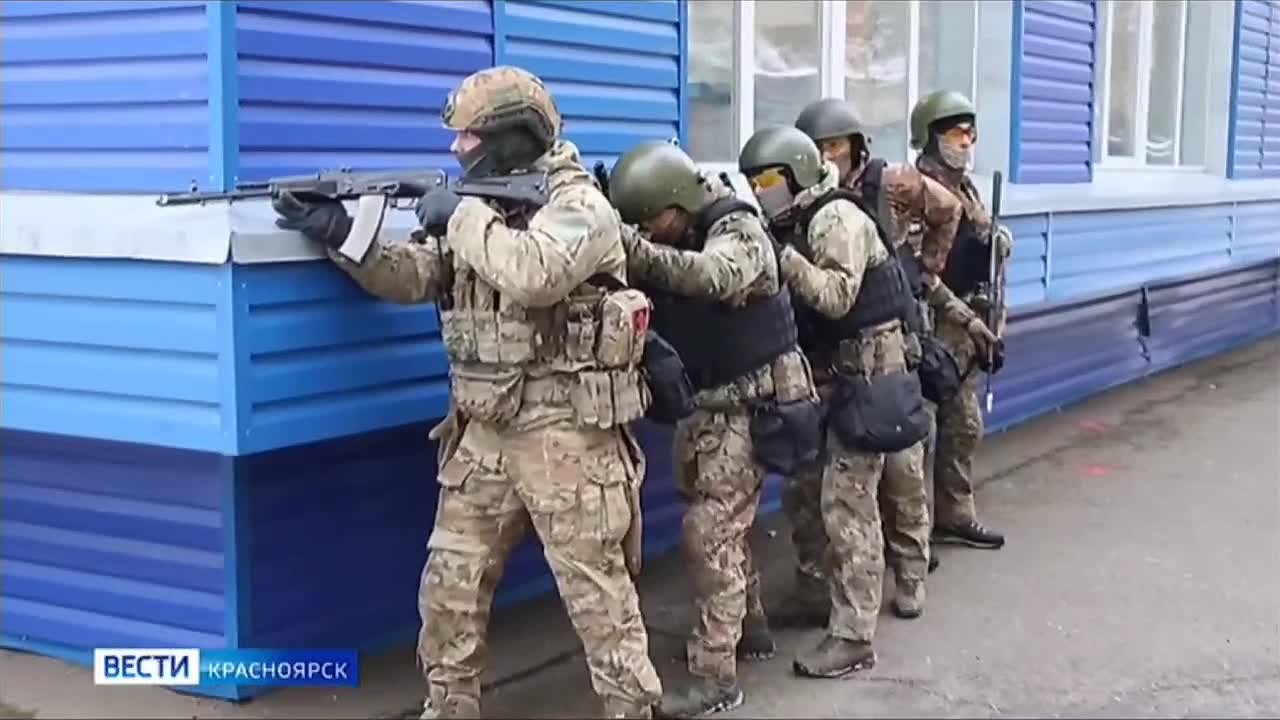 На Красноярской ГЭС прошли антитеррористические учения