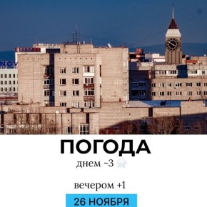 Погода на сегодня. @gornovosti