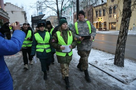 Совместный рейд участников «Школы дружинников» и представителей добровольных народных дружин «АнтиДилер» состоялся на днях в Центральном районе
