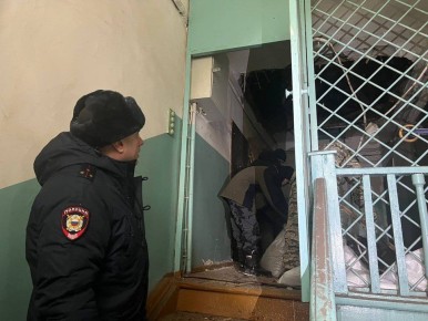 В Красноярске обрушился потолок жилого двухэтажного дома