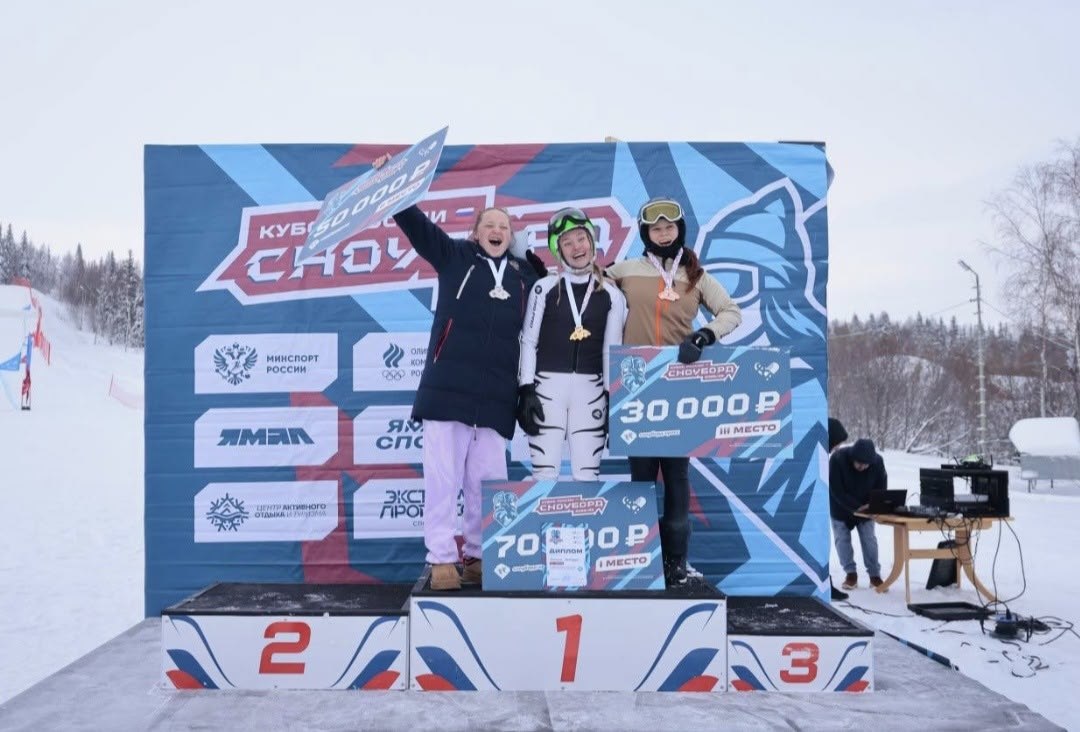 Красноярские спортсмены завоевали семь медалей этапа Кубка России по сноуборд-кроссу Красноярские спортсмены завоевали семь медалей этапа Кубка России по сноуборд-кроссу