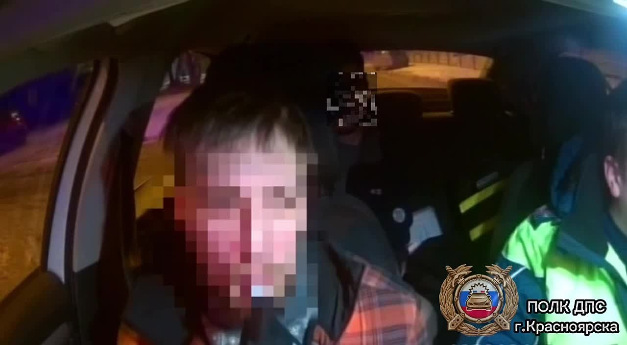 В Красноярске благодаря сообщению в чат-бот «Синяя линия» сотрудниками ДПС был задержан нетрезвый водитель