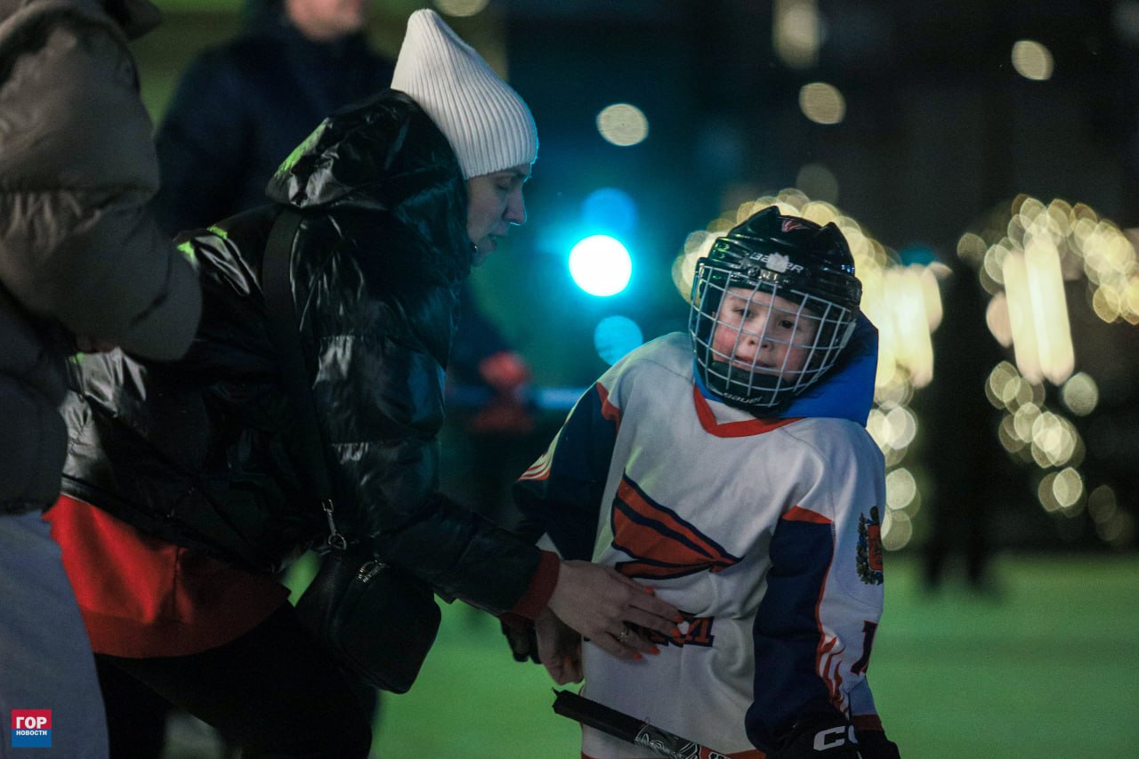 Накануне в Красноярске прошел День хоккея Накануне в Красноярске прошел День хоккея