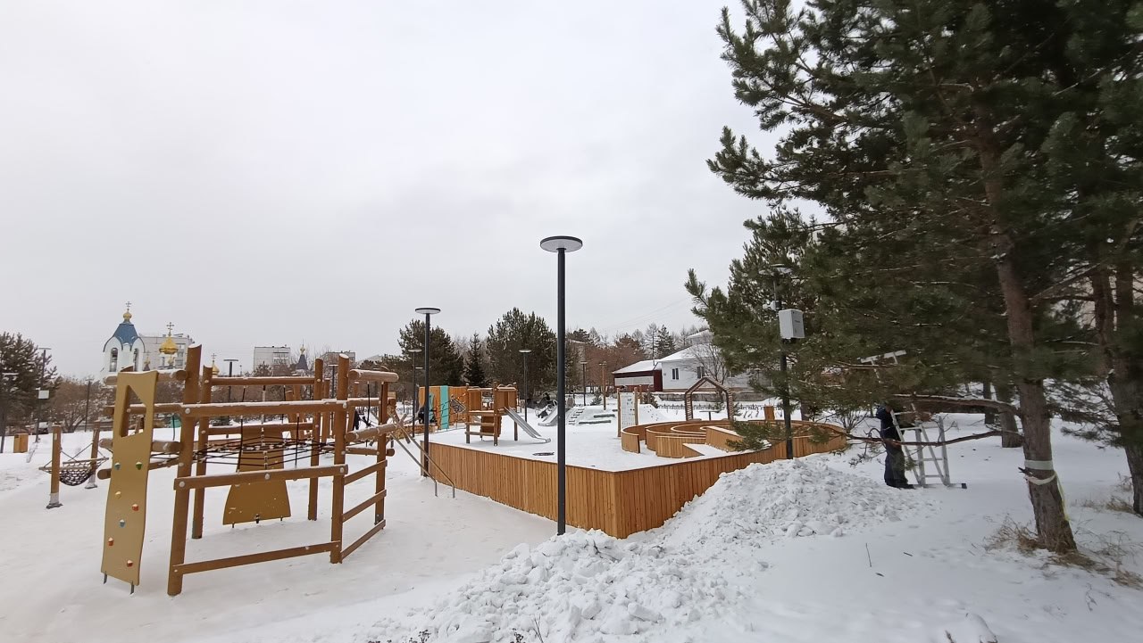 В Сосновоборске обновили Юбилейную площадь