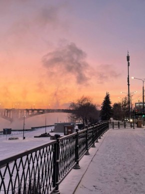Красноярск в первые дни зимы