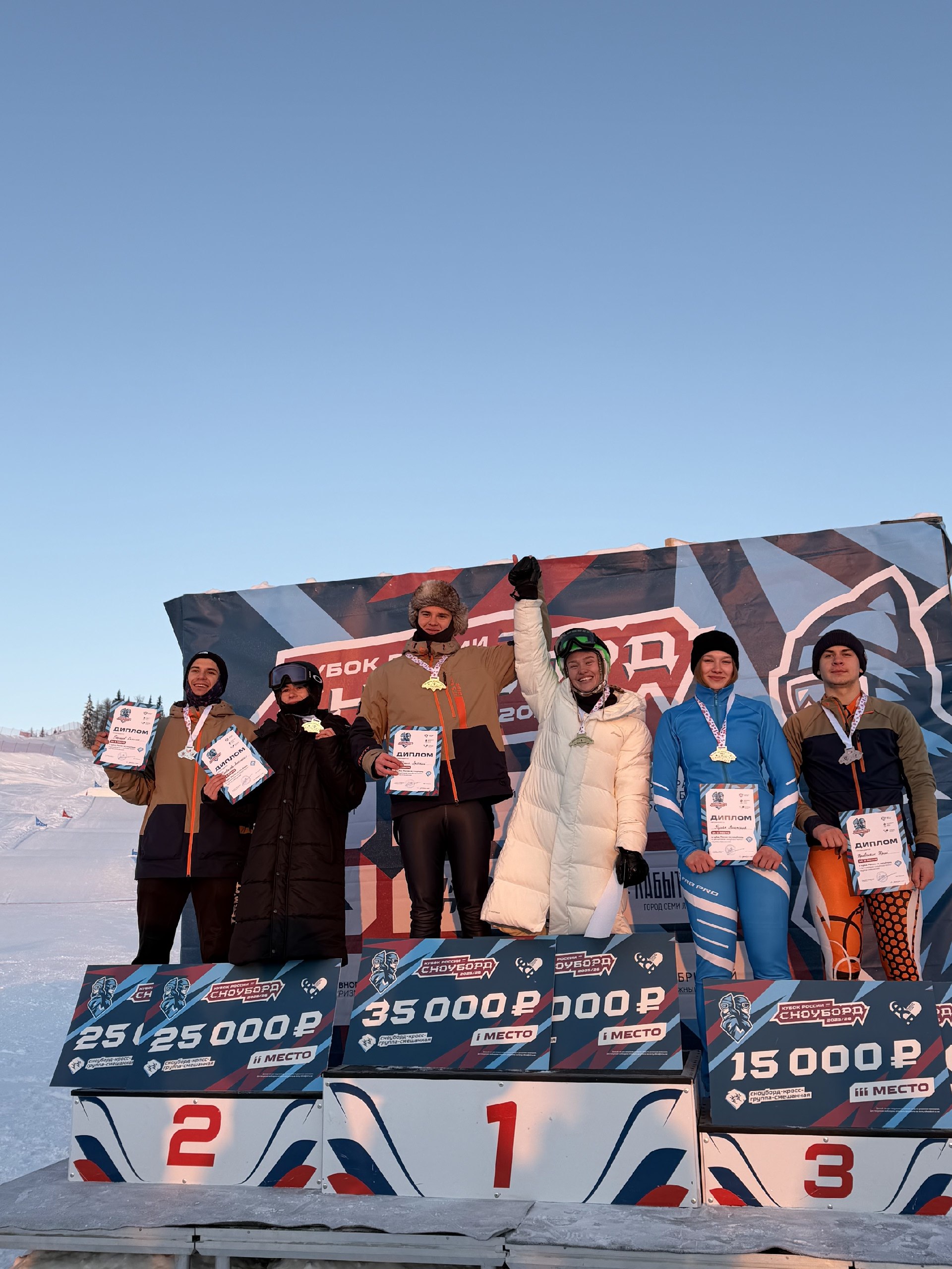 У красноярских спортсменов четыре медали этапа Кубка России в сноуборд-кроссе У красноярских спортсменов четыре медали этапа Кубка России в сноуборд-кроссе