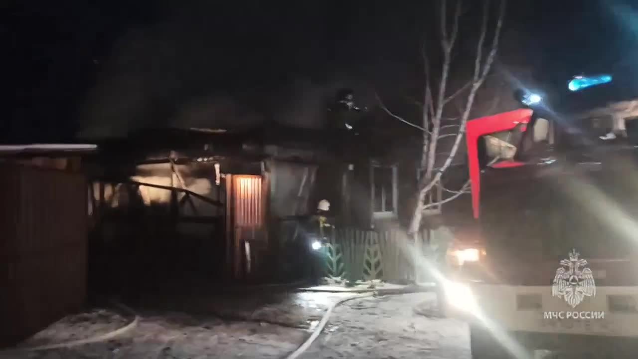 На юге Красноярского края в пожаре погиб мужчина