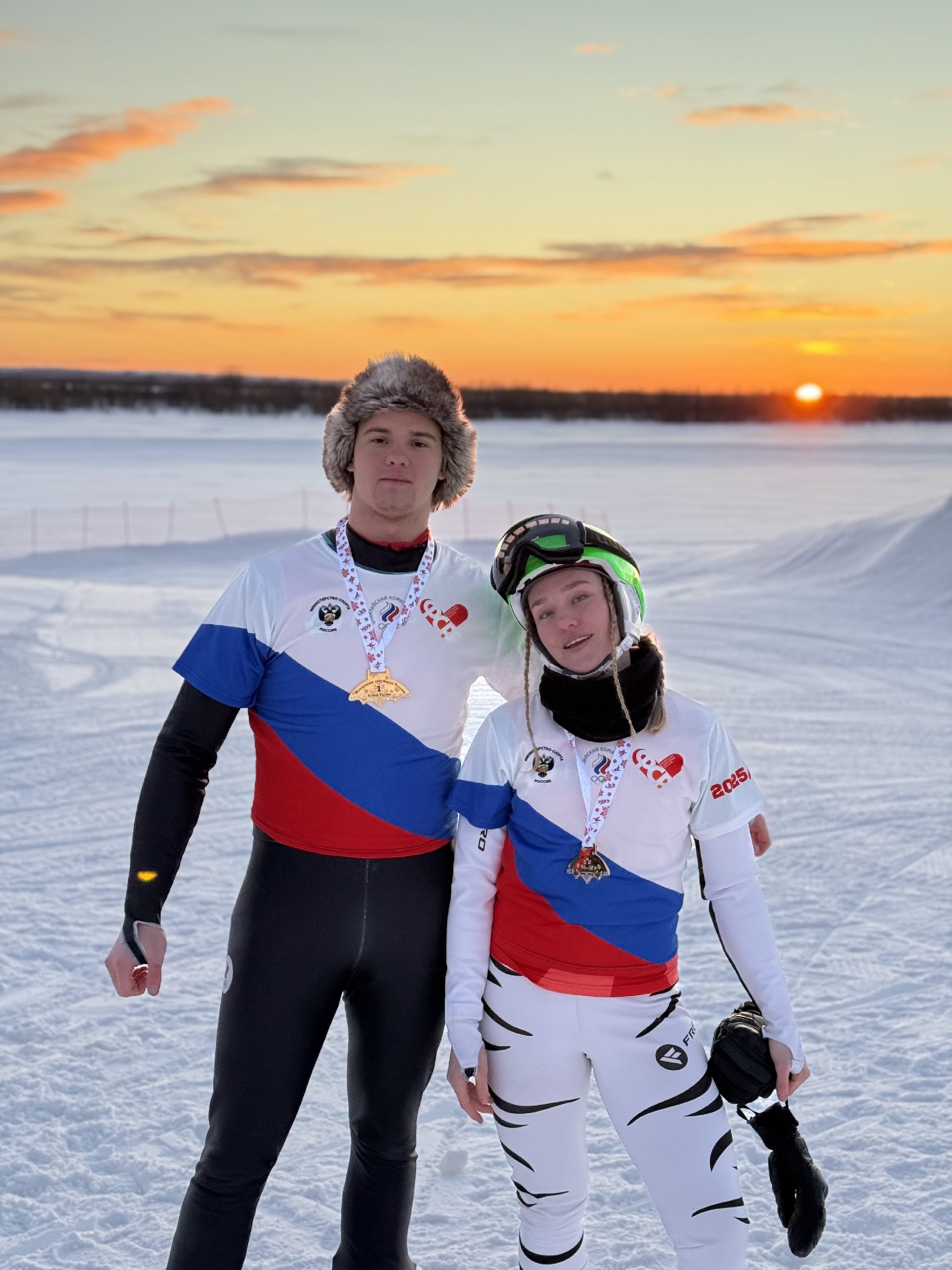 У красноярских спортсменов четыре медали этапа Кубка России в сноуборд-кроссе