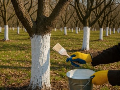 Тайны побелки деревьев: ошибки, которые могут свести на нет ваши усилия