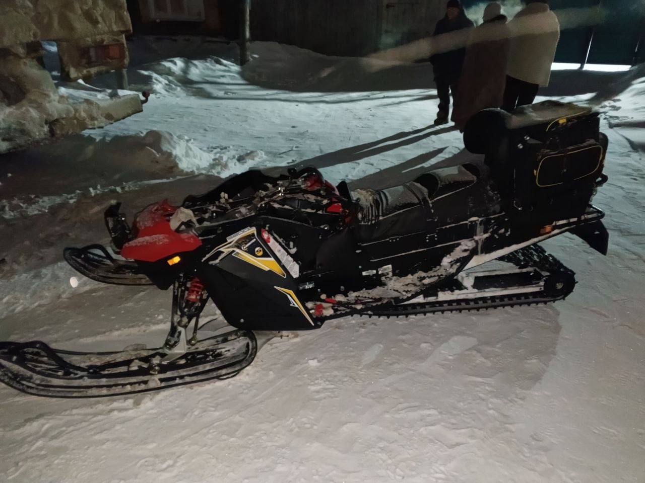 Водитель снегохода погиб в результате аварии в Балахтинском районе