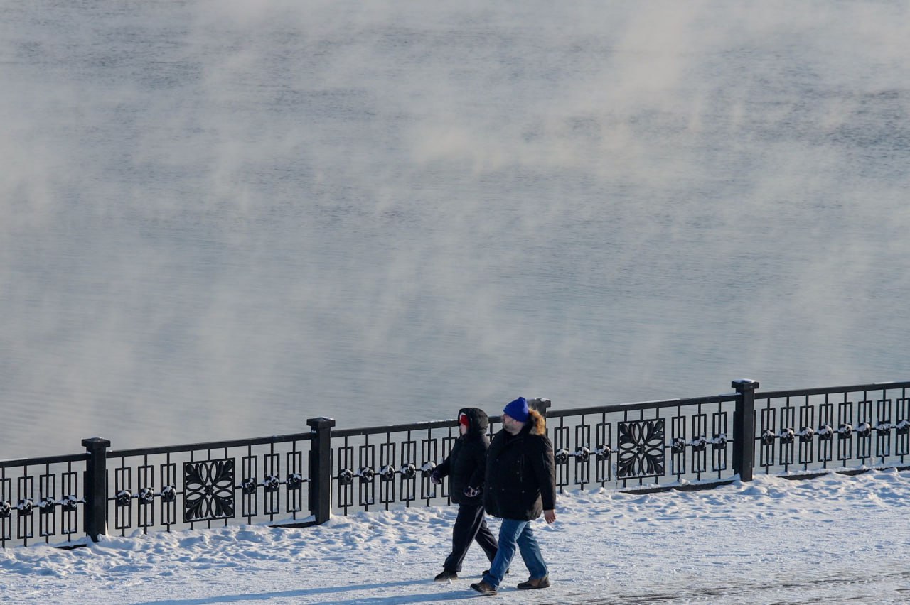 В Красноярске прогнозируют сильный ветер и мороз