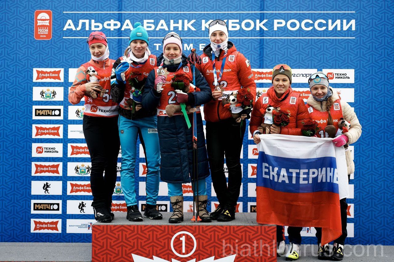 Юлия Коваленко – бронзовый призер этапа Кубка России по биатлону