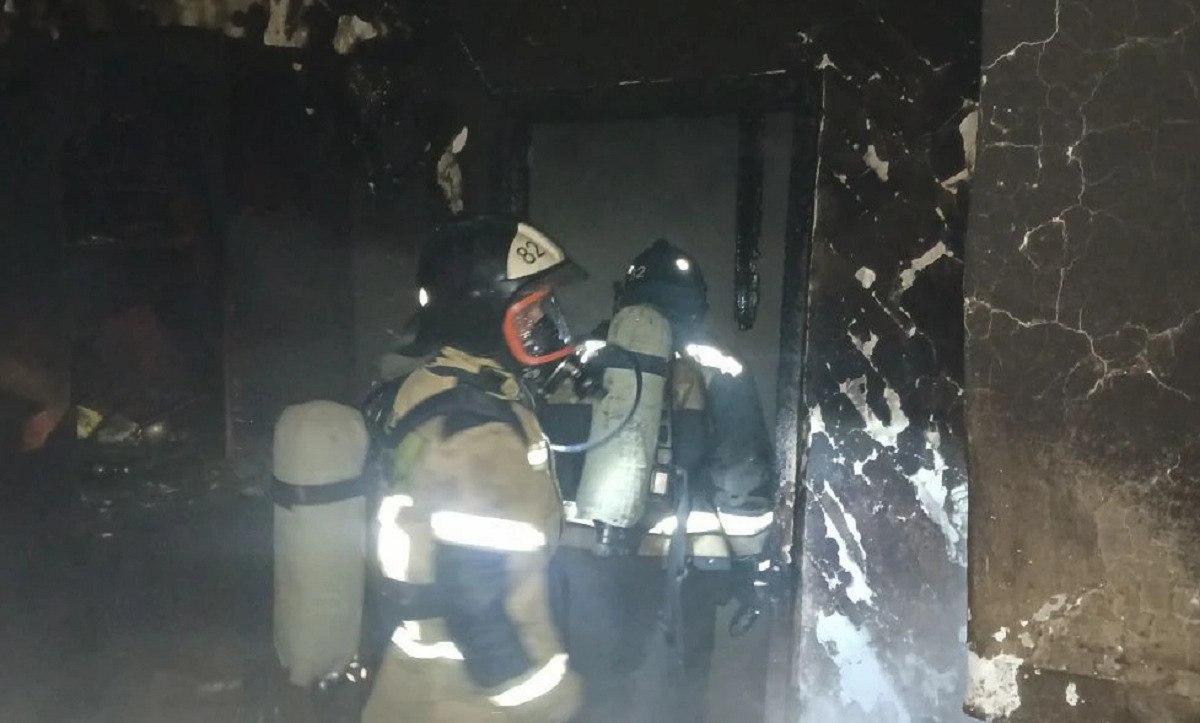 В Красноярском крае из-за неосторожного обращения с огнем погиб житель села