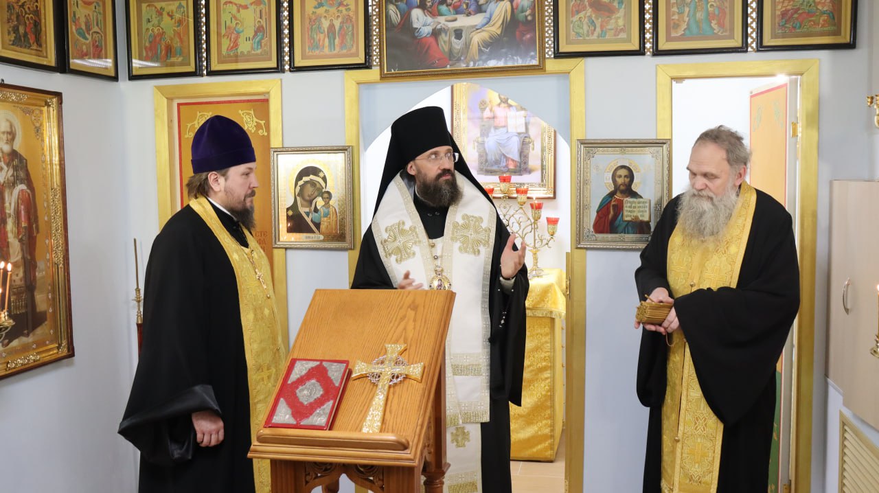 Преосвященнейший Агафангел, епископ Норильский и Туруханский освятил молельную комнату в СИЗО-4 Преосвященнейший Агафангел, епископ Норильский и Туруханский освятил молельную комнату в СИЗО-4