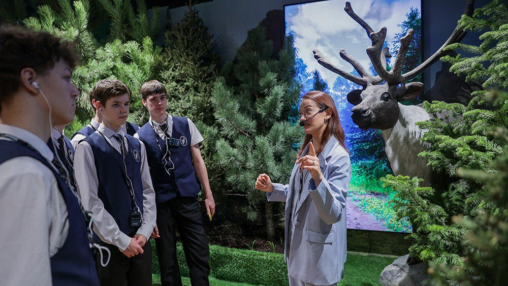 #длявсегокрая. Владимир Путин поздравил красноярцев с открытием Национального центра «Россия»