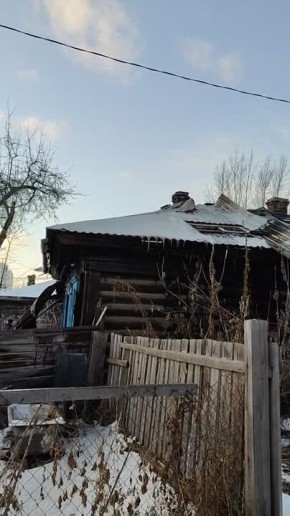 Сгоревший в центре Красноярска дом оказался жилым