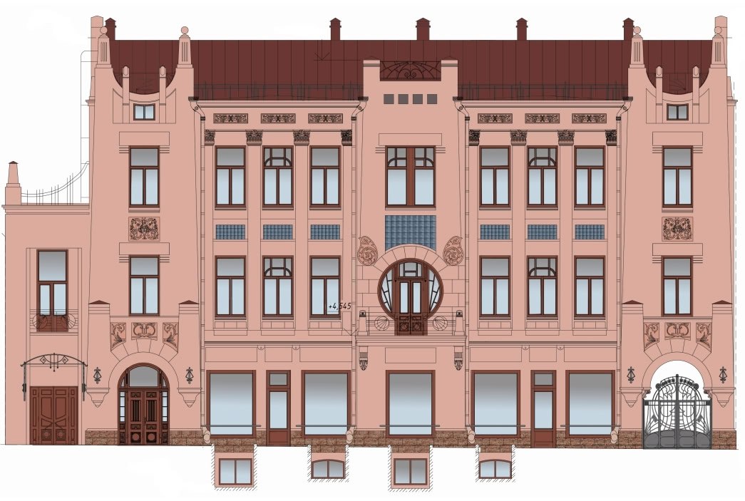 В Красноярске к 400-летию отреставрируют Дом Токарева с гостиницей «Грандотель» 1915 года (пр В Красноярске к 400-летию отреставрируют Дом Токарева с гостиницей «Грандотель» 1915 года (пр