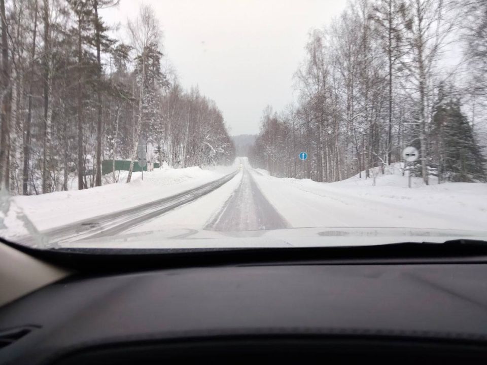 Фото от инспекторов полка ДПС несущих службу на автодороге Р-257 "Енисей " "Красноярск - Дивногорск"