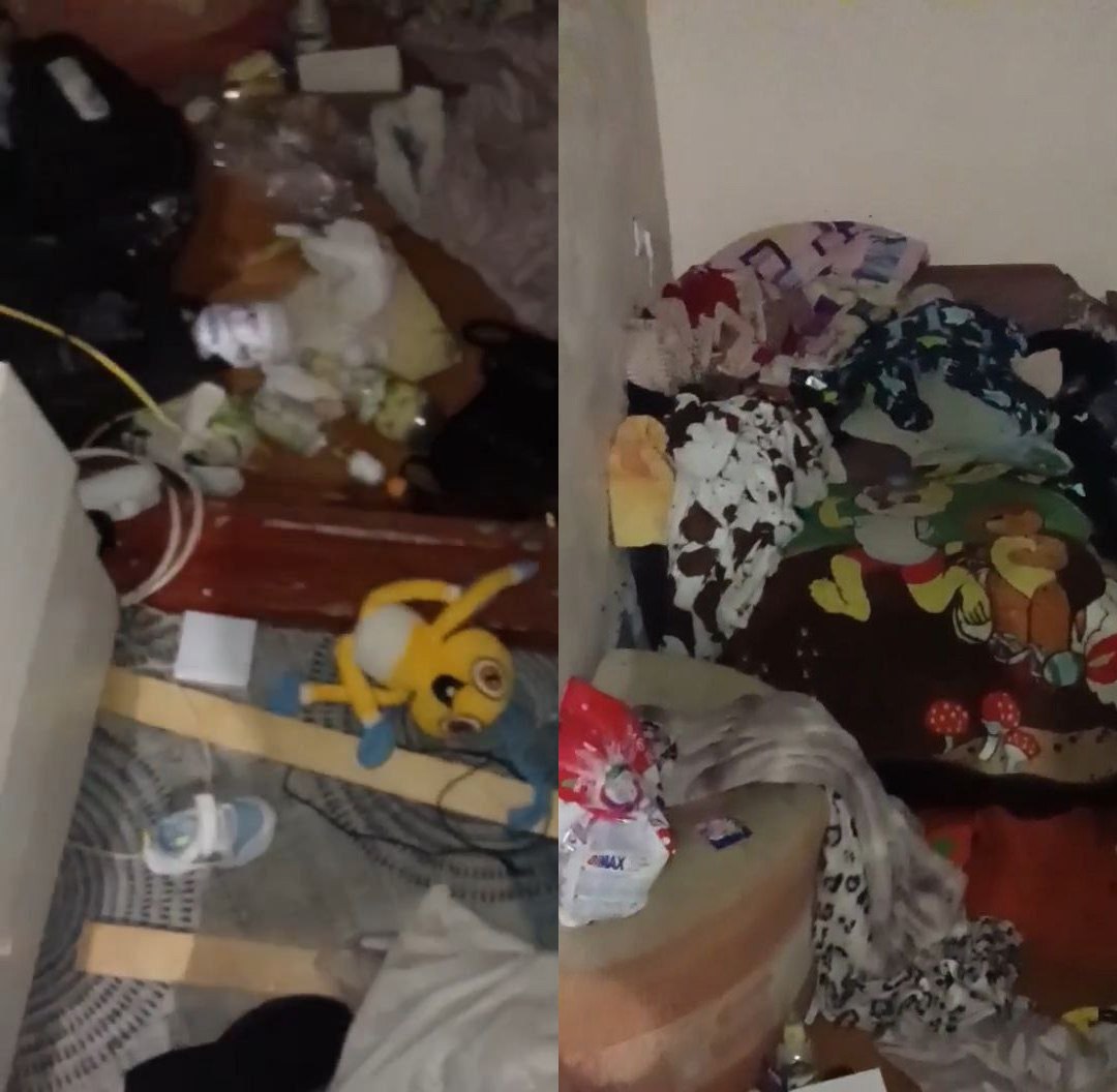 Покрытого мухами ребенка из захламленной квартиры в Красноярском крае оставили голодным и одним Покрытого мухами ребенка из захламленной квартиры в Красноярском крае оставили голодным и одним