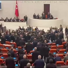 Драка в парламенте Турции произошла во время обсуждения бюджета