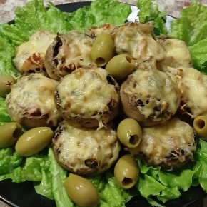 Гармония вкуса: фаршированные шампиньоны для вашего стола