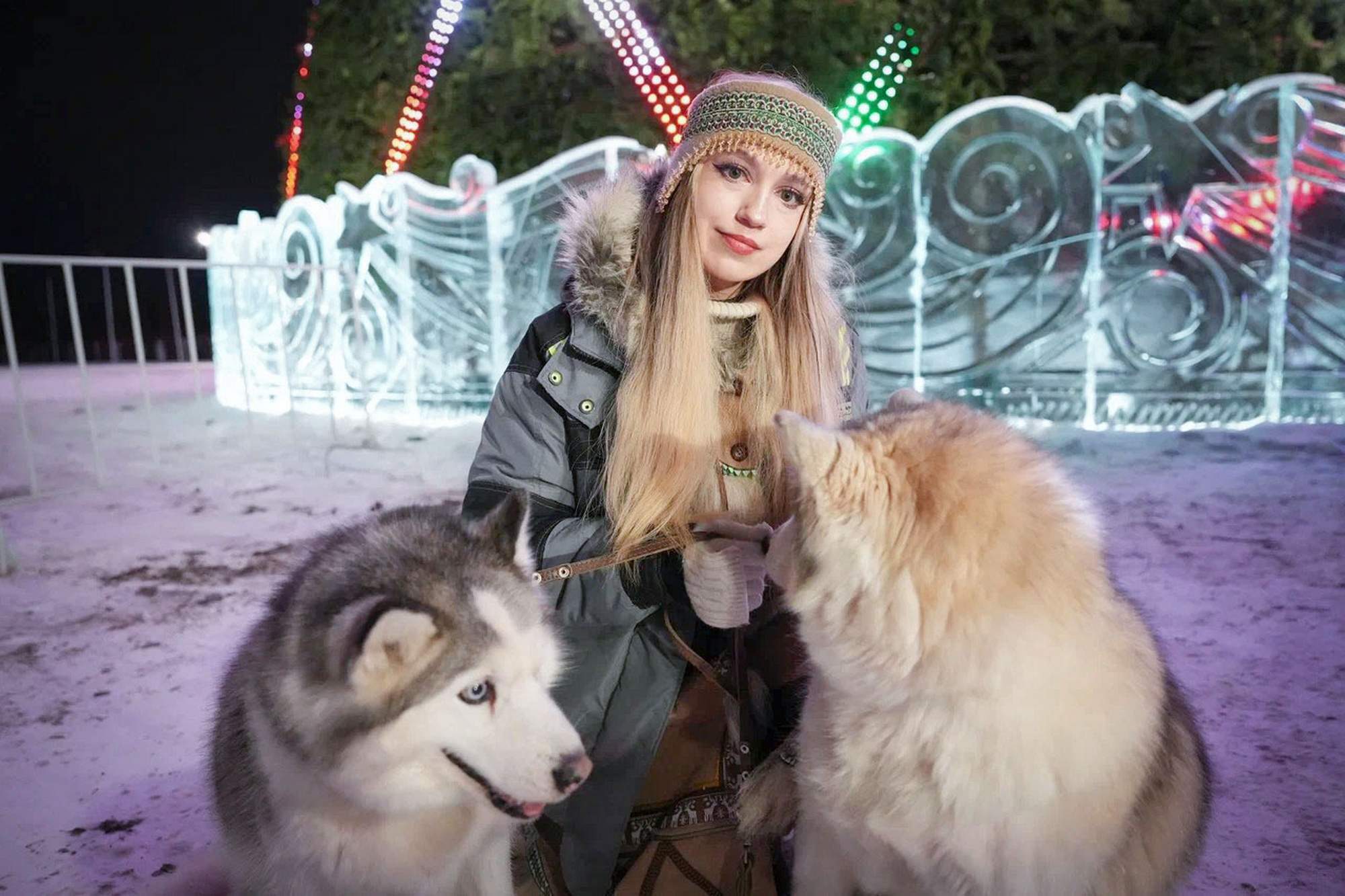 Сегодня на острове Татышев открылась главная городская ёлка