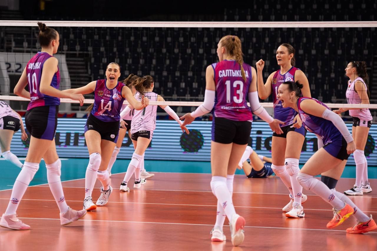Волейболистки «Енисея» одержали победу в заключительном матче года
