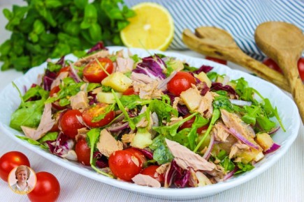 Насладитесь свежестью: салат с тунцом и горчиной для любого случая