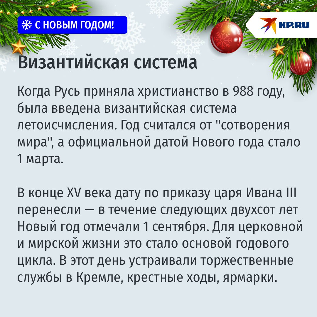 Когда придумали праздновать Новый год и как менялась дата Когда придумали праздновать Новый год и как менялась дата