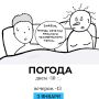 Погода на сегодня. Иллюстрация: Дмитрий Попугин @gornovosti