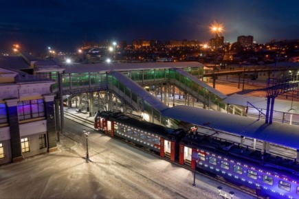 Сияющая электричка в ближайшие дни будет ходить в дивногорском направлении