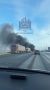 Автовоз с иномарками сгорел под Красноярском