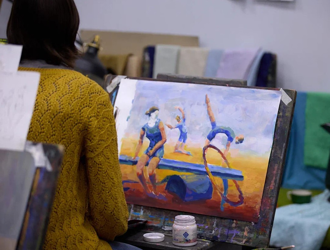 Выставка юных художников открылась в краевой спортивной школе гимнастики Выставка юных художников открылась в краевой спортивной школе гимнастики