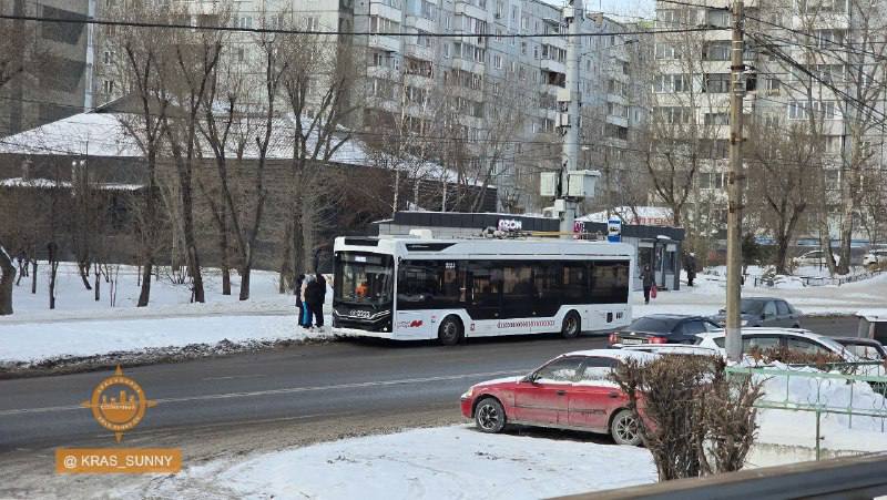 В соцсетях сообщили, что троллейбус в Солнечный Красноярска запустят с 11 января