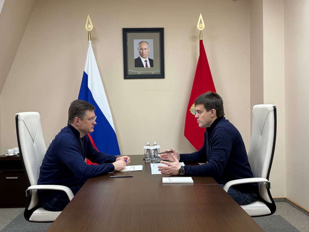 Александр Новак посетил с рабочей поездкой Красноярский край