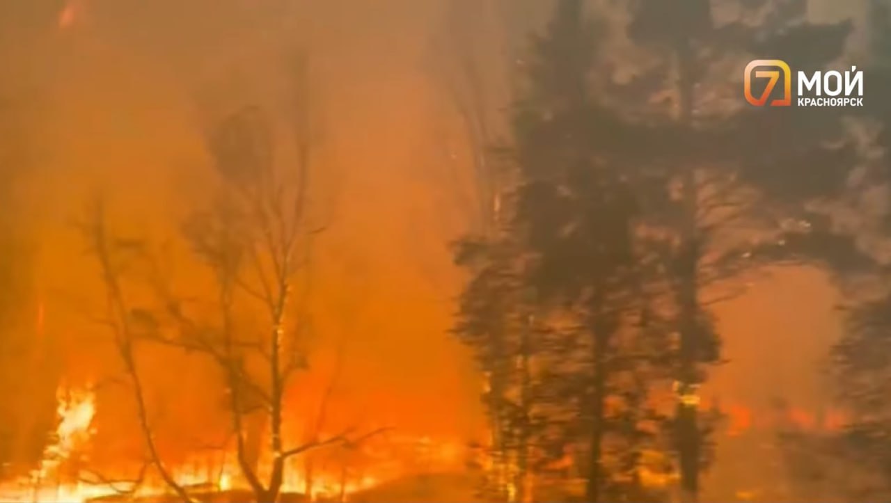 Рекорд за десять тысяч лет в Красноярском крае поставили лесные пожары