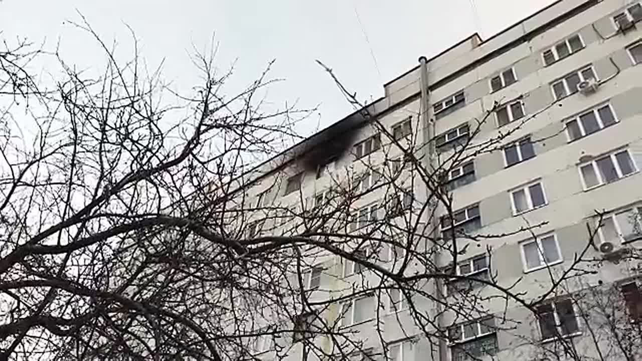 ПОЖАР В ОКТЯБРЬСКОМ РАЙОНЕ КРАСНОЯРСКА