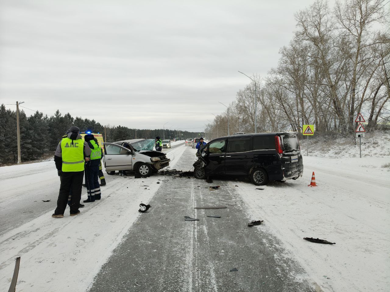 Под Минусинском пьяный водитель устроил ДТП