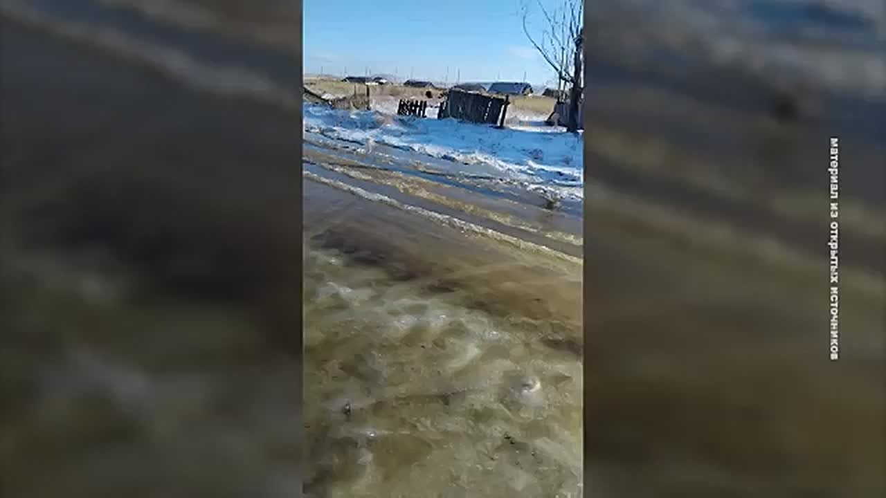ПОСЁЛОК В КРАСНОЯРСКОМ КРАЕ УХОДИТ ПОД ВОДУ