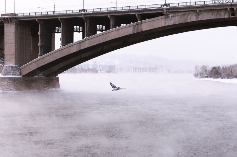 Зимняя прогулка и красавец-Енисей