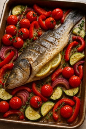 Запечённый сибас: легкость и элегантность праздничного стола