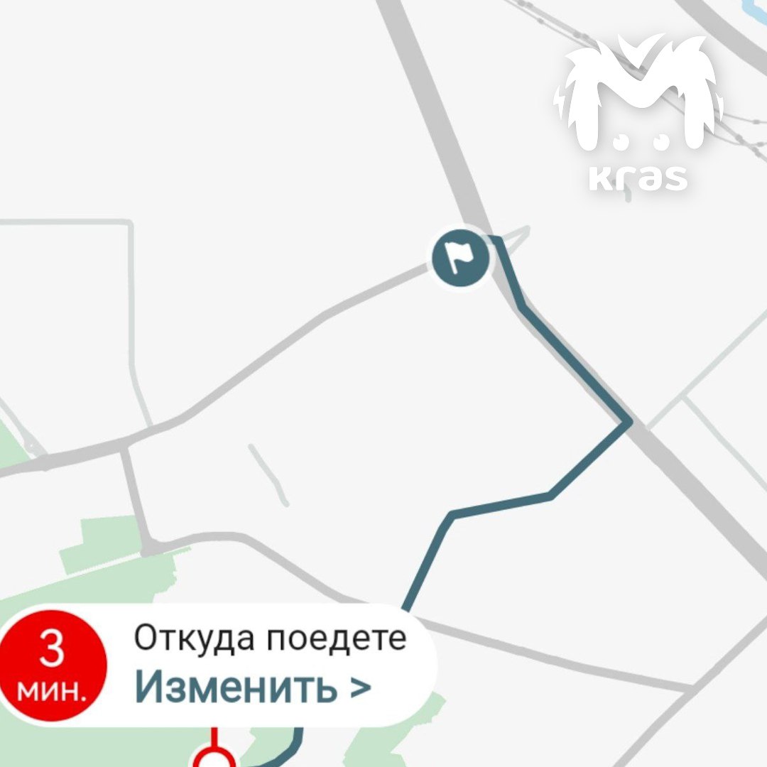 По этому маршруту таксист вёз пропавшего Колю с неизвестной попутчицей